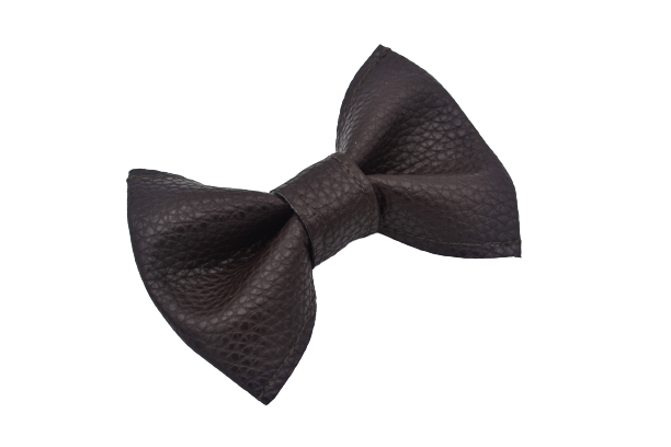 Boucle en cuirette - BRUNE TEXTURÉE