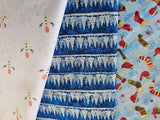 Foulard de toilettage - motifs HIVER variés