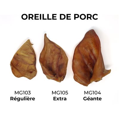 Oreille de porc - 2 formats