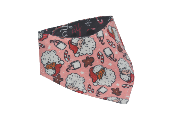 Papa noël hoho rose - XL