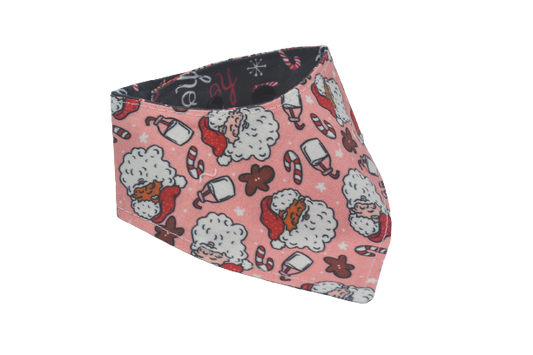 Papa noël hoho rose - XL