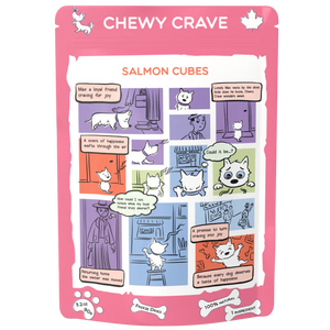 Chewy Crave Cubes Saumon Lyophilisé 90g