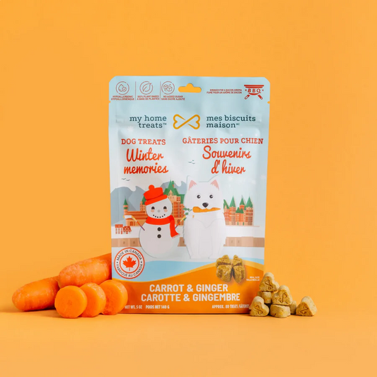 MBM Gâterie biscuit à la carotte pour chien - Souvenir d'hiver
