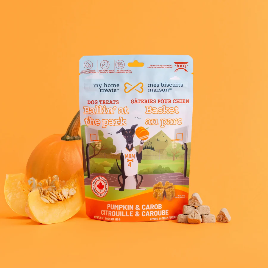 MBM Gâterie biscuit à la citrouille pour chien 140g - Basket au parc