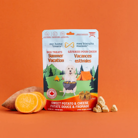 MBM Gâterie biscuit à la patate douce pour chien 140g - Vacances estivales