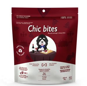 MBM Gâterie hypoallergénique pour chien Chic Bites Fromage - 100g