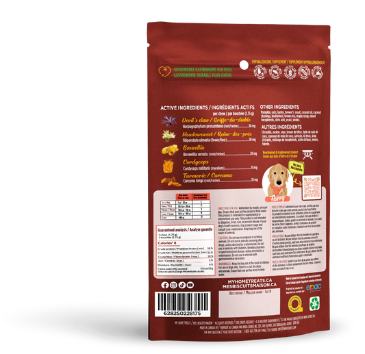 MBM Gâterie supplément hypoallergénique pour chien à la citrouille - Soin des articulations 170g
