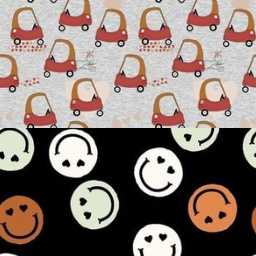 Smiley noir - M, XL