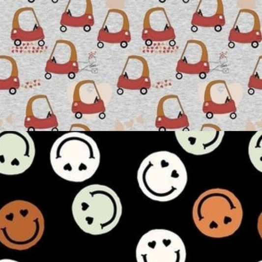 Smiley noir - M, XL
