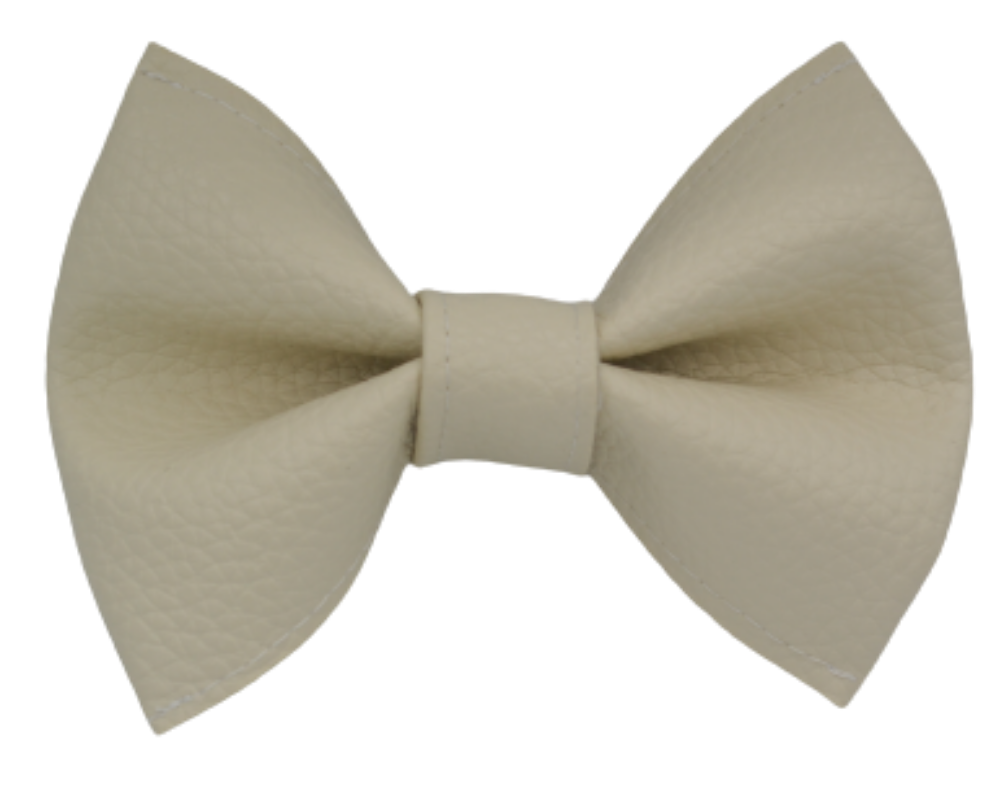 Boucle en cuirette - BLANCHE CRÈME TEXTURÉE
