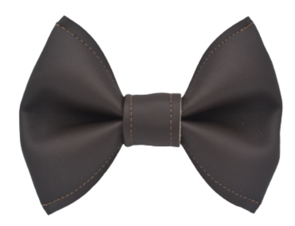 Boucle en cuirette - BRUNE