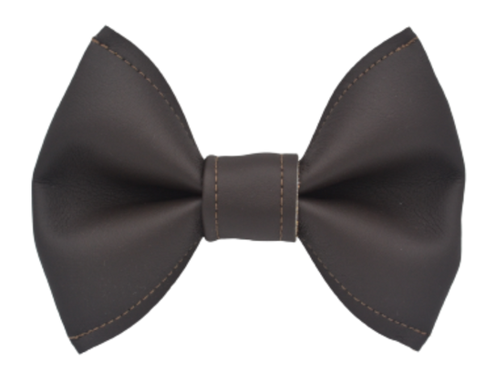 Boucle en cuirette - BRUNE