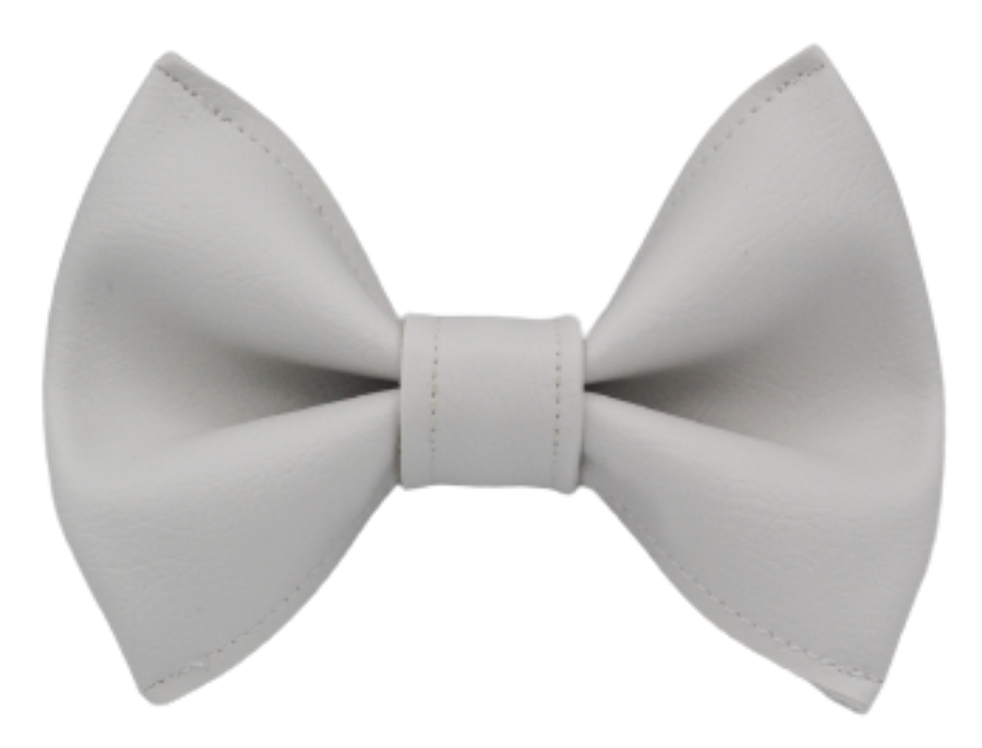Boucle en cuirette - BLANCHE
