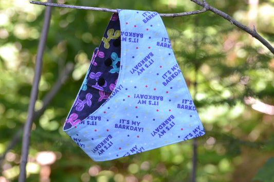 Birthday - BARKDAY bleu - M, L, XL