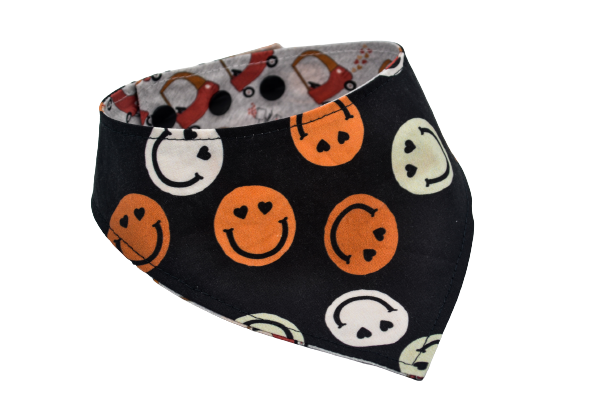 Smiley noir - M, XL