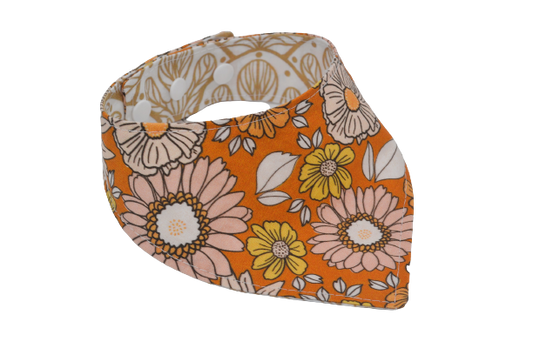 Fleurs & feuilles ocre - S, M