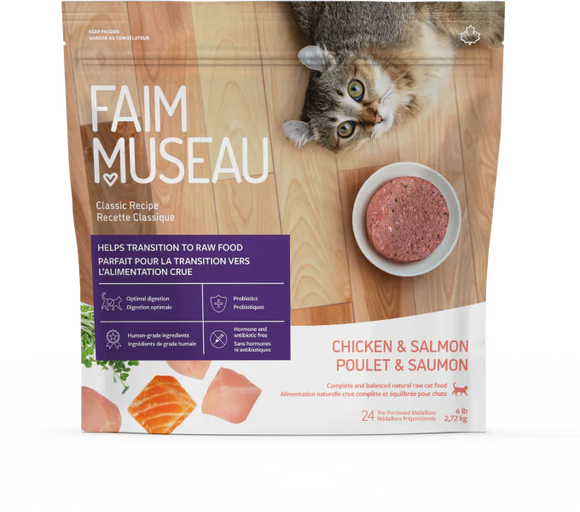 Faim museau Chat - Poulet & Saumon 6lbs