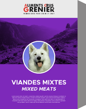 Viandes mixtes - viande et os broyés À COMPLÉTER